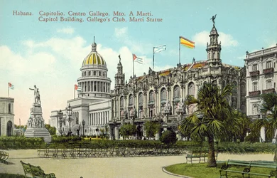 Havanna, Kuba, Kapitolgebäude, Gallegos-Club, Marti-Statue